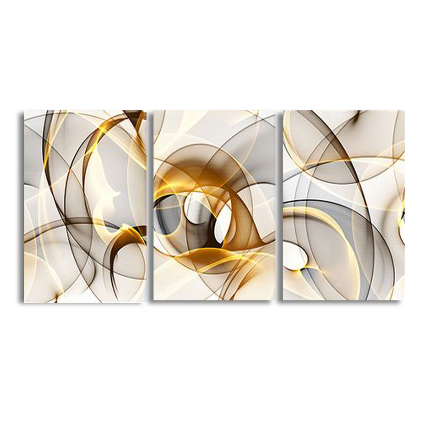 Contrasting Waves Bundle (3panel) | Wall Art