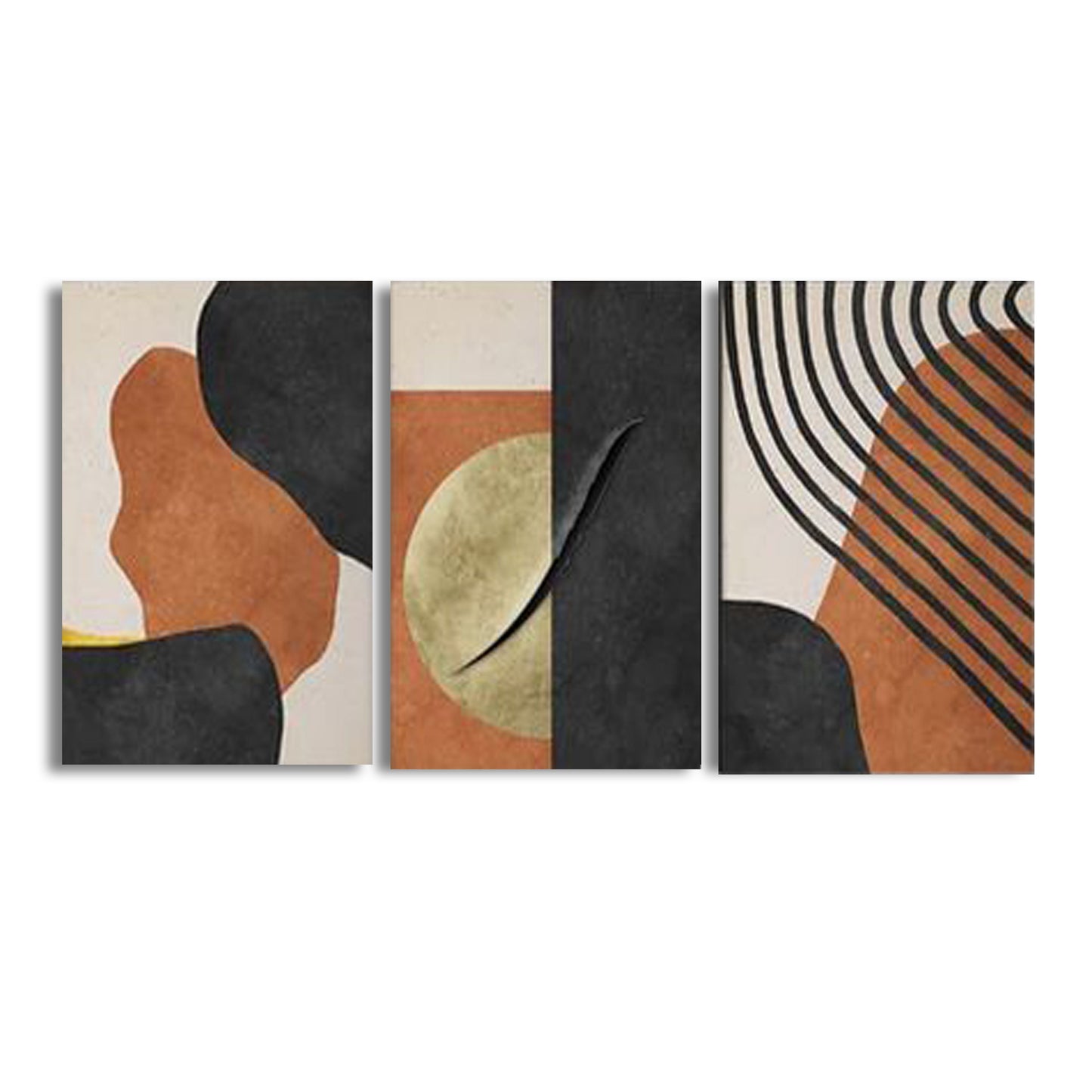 Modern Nordic Abstract Marble (3panel) | Wall Art
