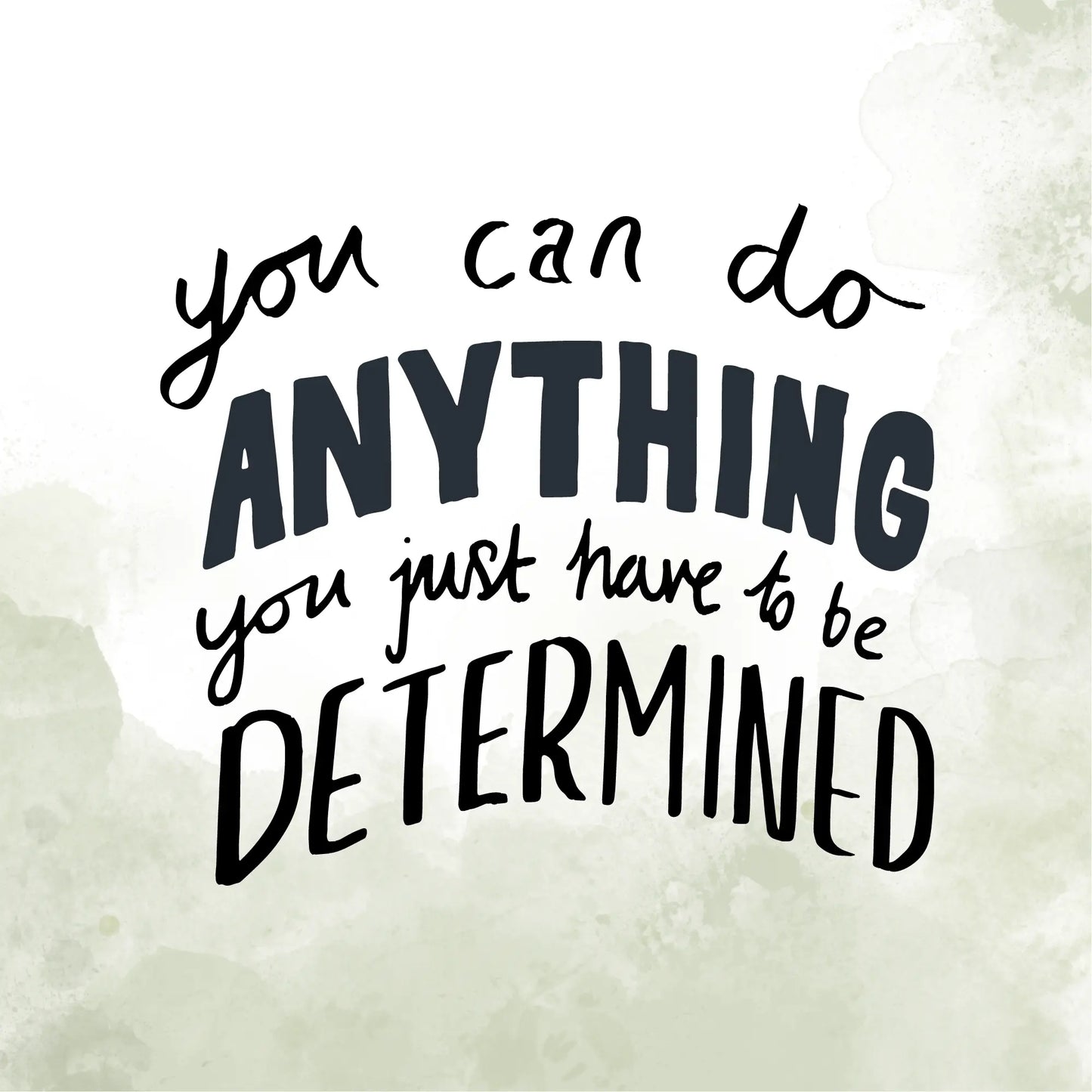 Positive Inspirational Black and white Qoutes (5 Panel) Wall Art