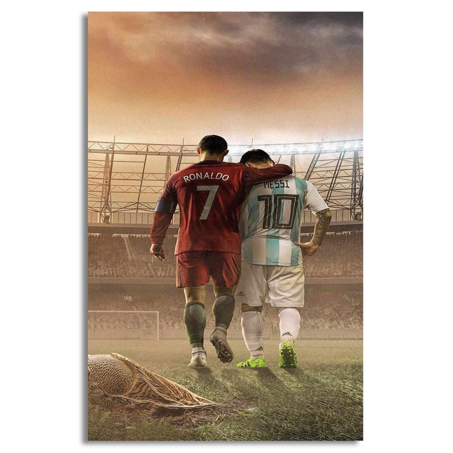 Mutual Respect | Ronaldo&Messi Wall Art