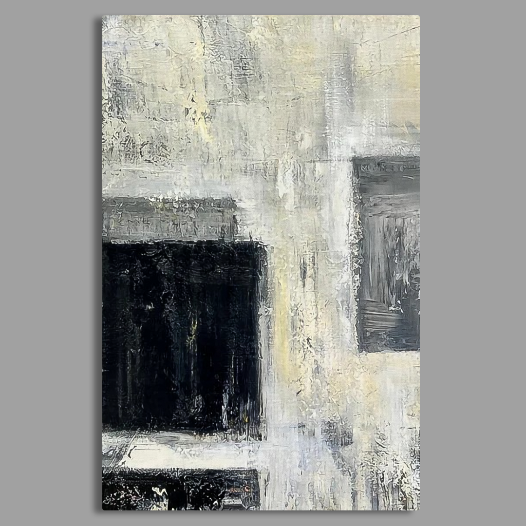 Serene Rectangular Tranquility Canvas Wall Art