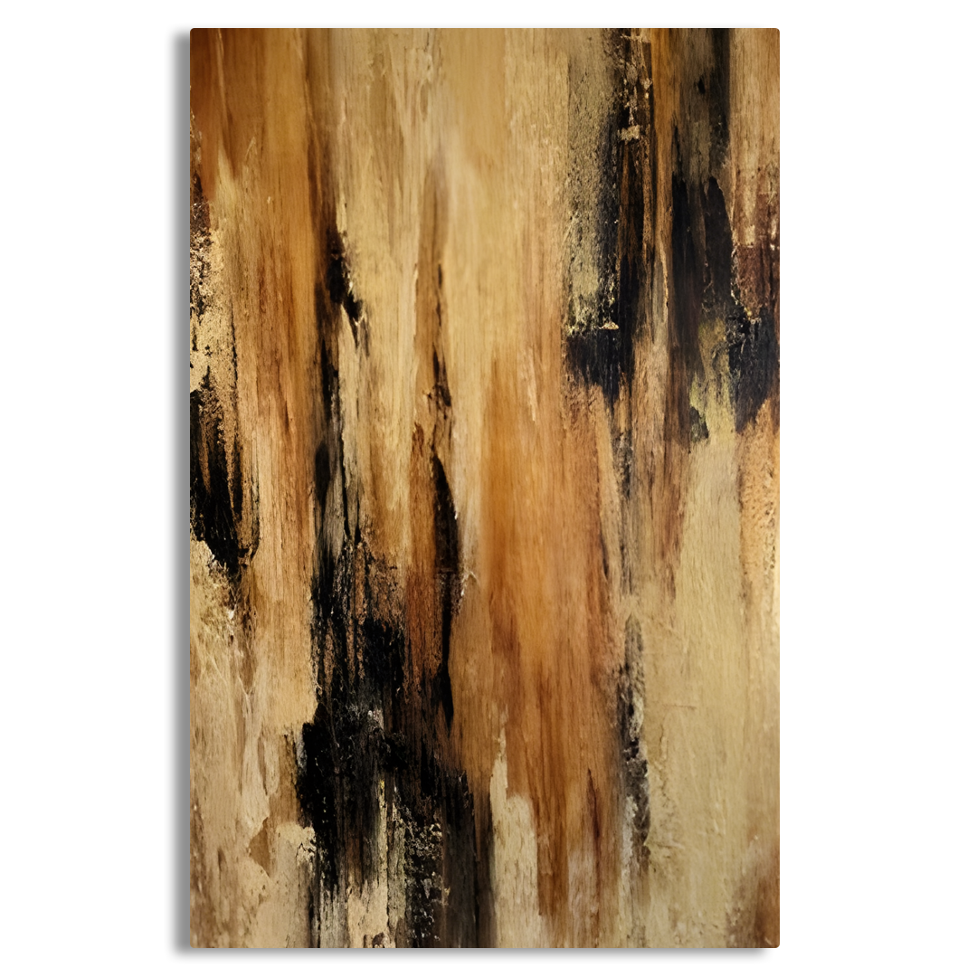 Modern Wooden Style Canvas Wall Art