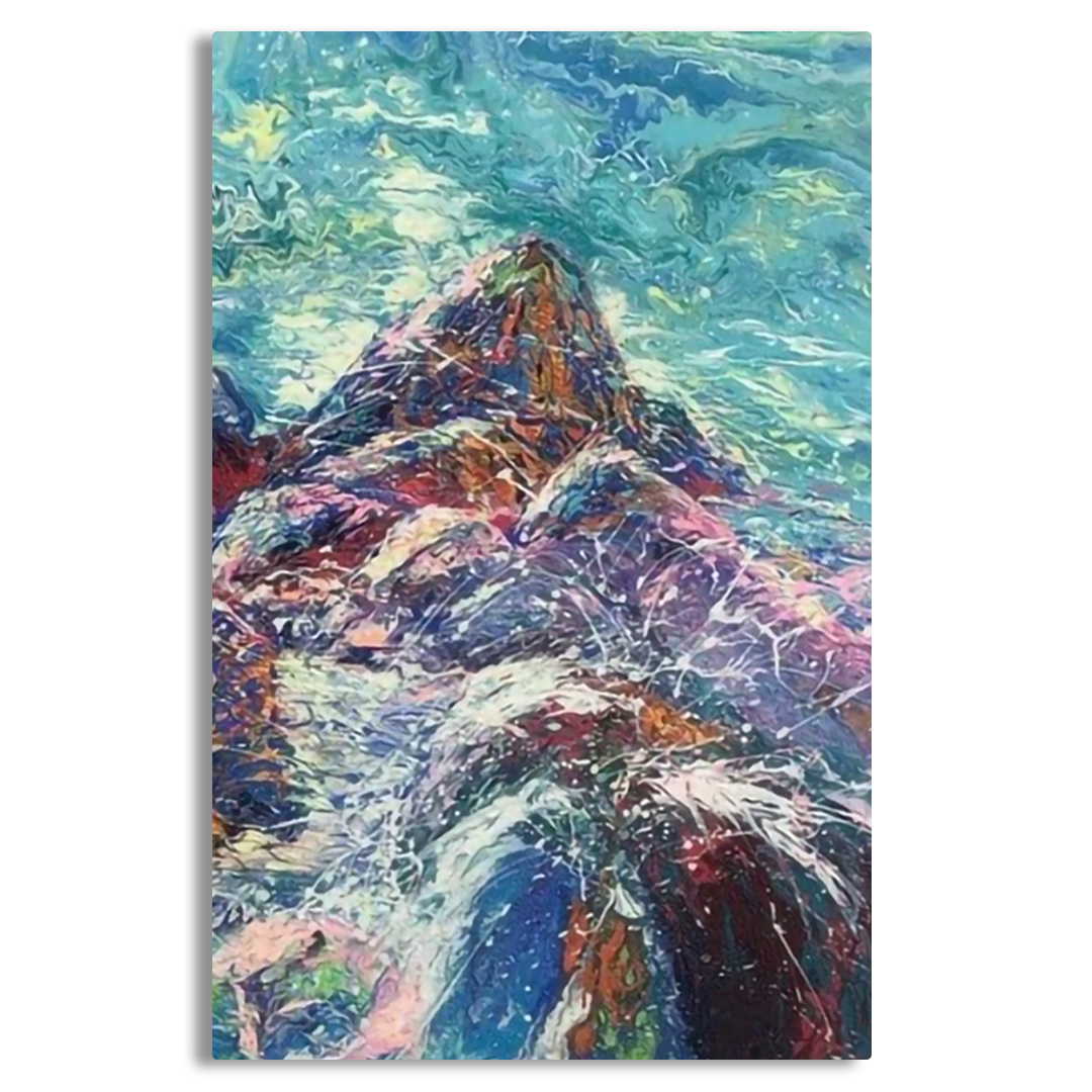 Mountain Heart Canvas Wall Art