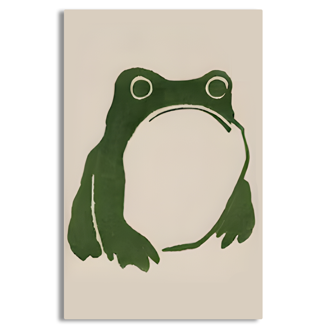Matsumoto Hoji Frog Canvas Frames Wall Art