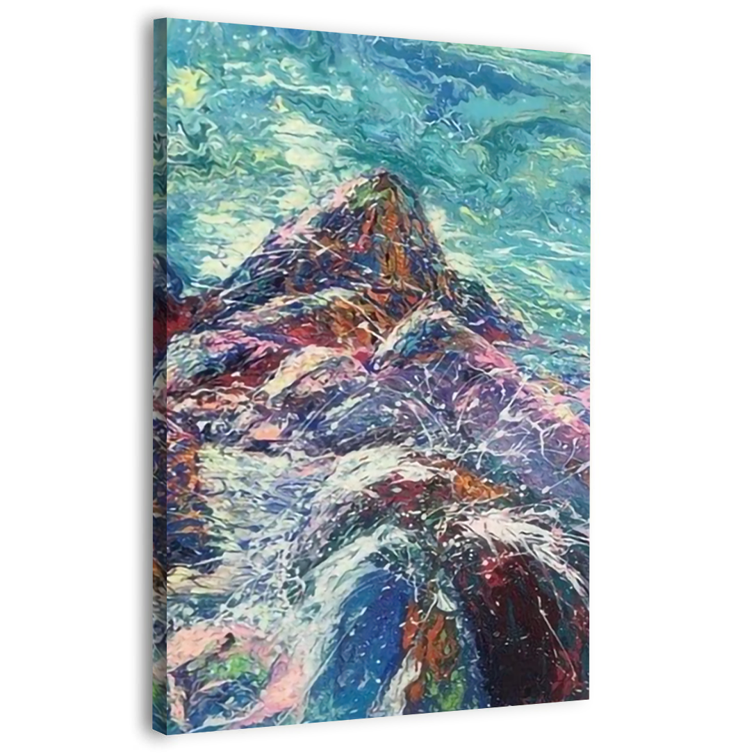 Mountain Heart Canvas Wall Art