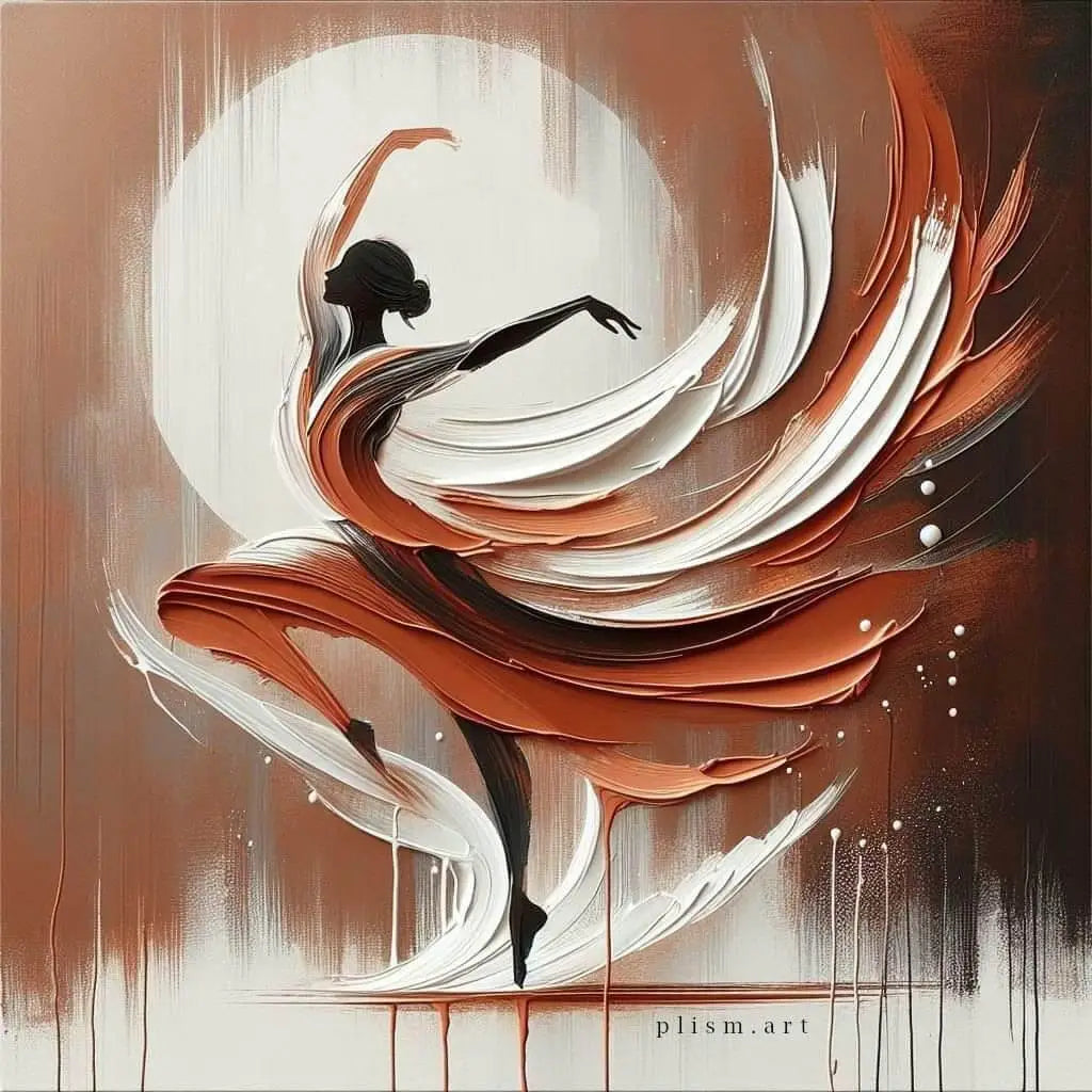 Ballet Dancer (4Panel) Wall Art