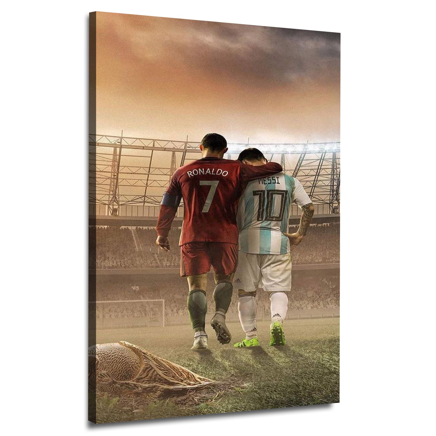 Mutual Respect | Ronaldo&Messi Wall Art