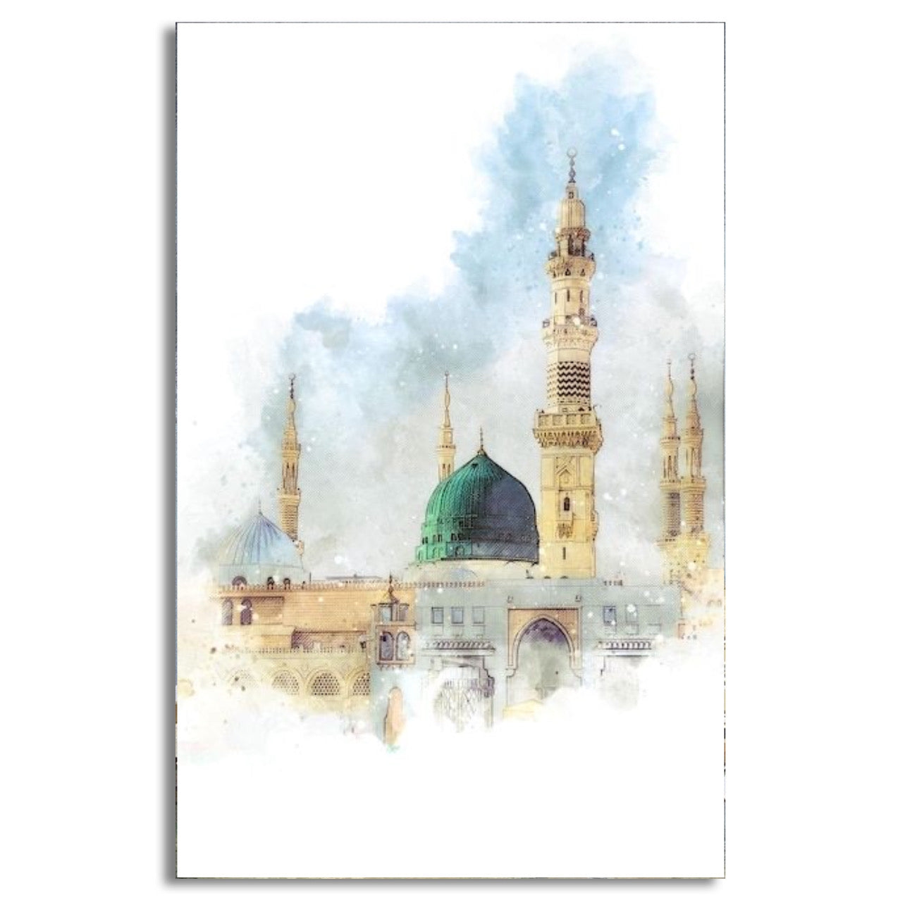 Al-masjid An-nabawi Painting style | Wall Art