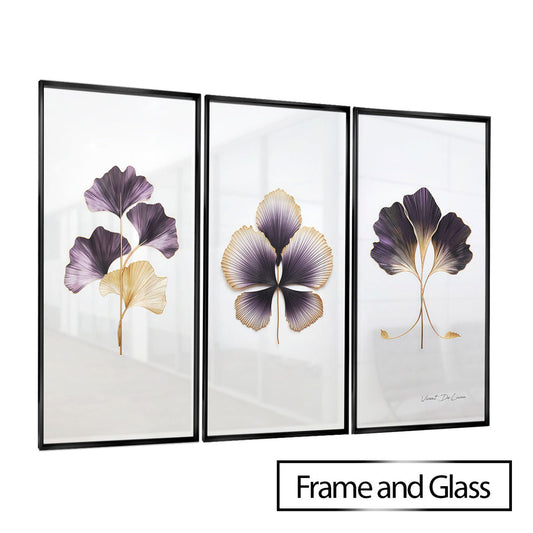 Golden Wine Leaves - 3 Parts