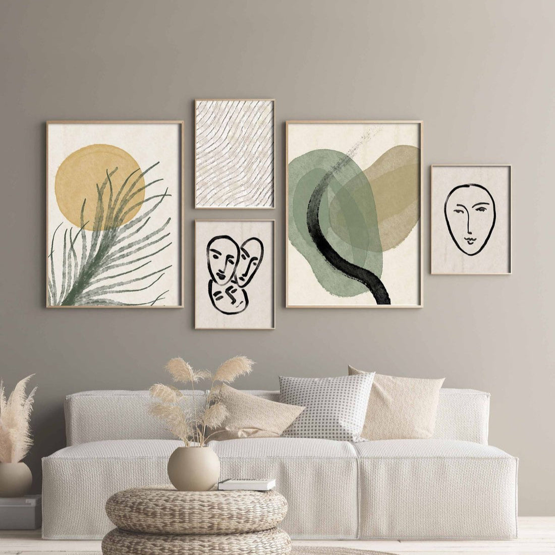 Unique BOHO Art Frames Abstract Wall Art