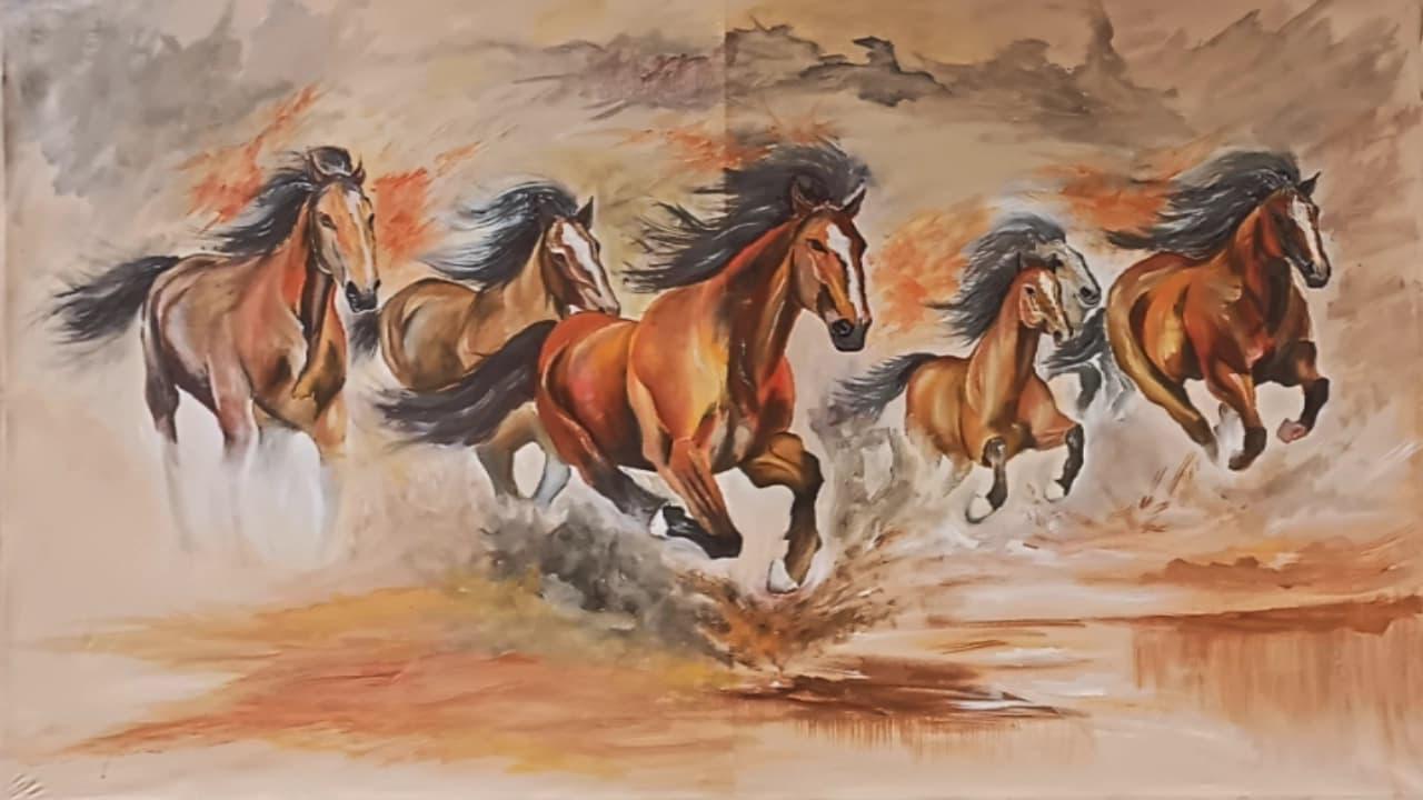 Horse Oil Paint | HandMade Painting