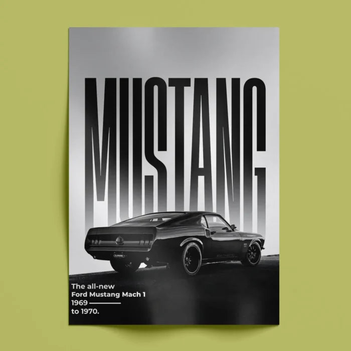 Mustang Wall Poster