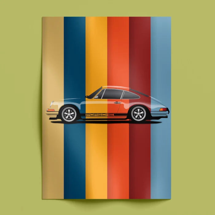 Porsche wall Poster