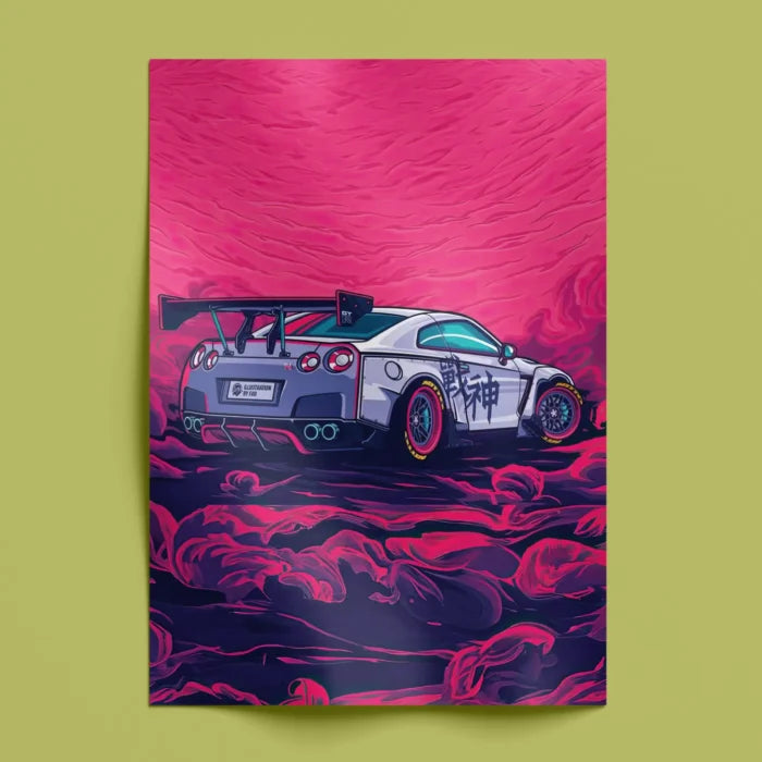 Nissan GTR Wall Poster