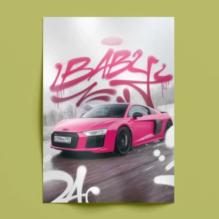 Audi R8 Wall Poster