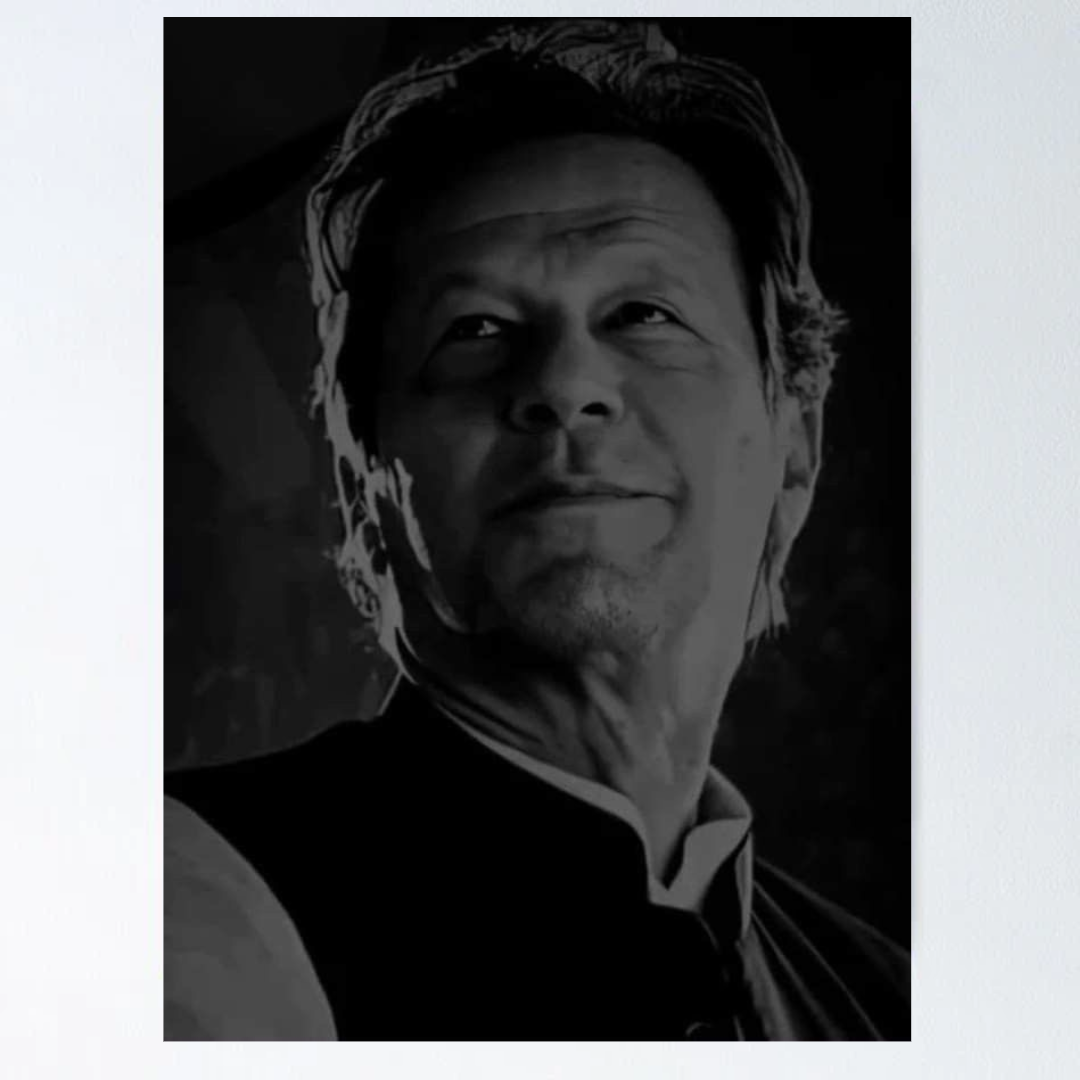 Imran Khan Leader Portrait – Poster Print