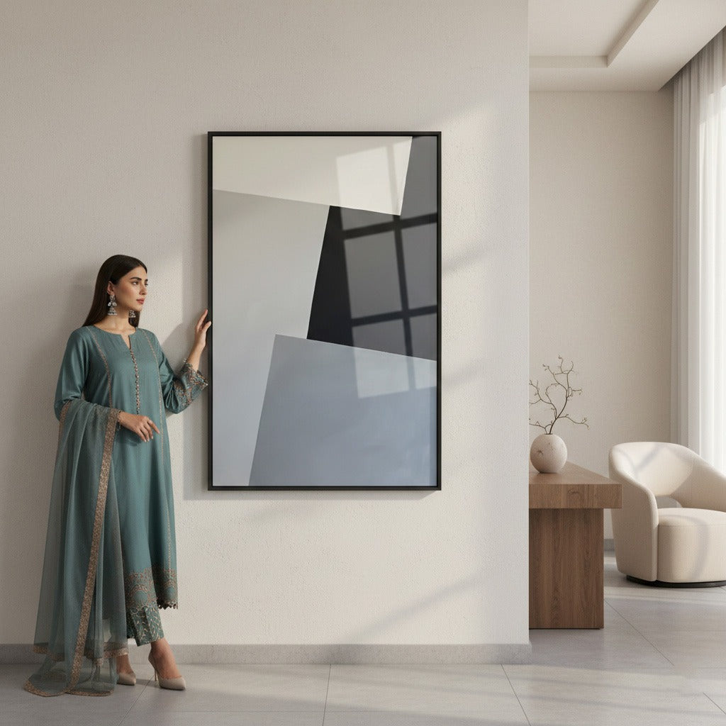 Original Geometric Figures Canvas Frame | Wall Art