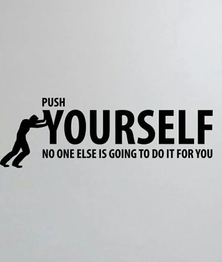 INSPIRING BRUSH Positive Quotes (6 Panel) Wall Art