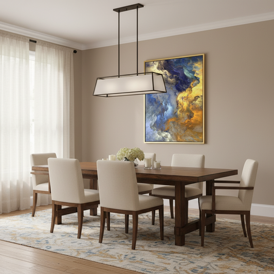 Nordic Decor Abstract Cloud Mist | Wall Art