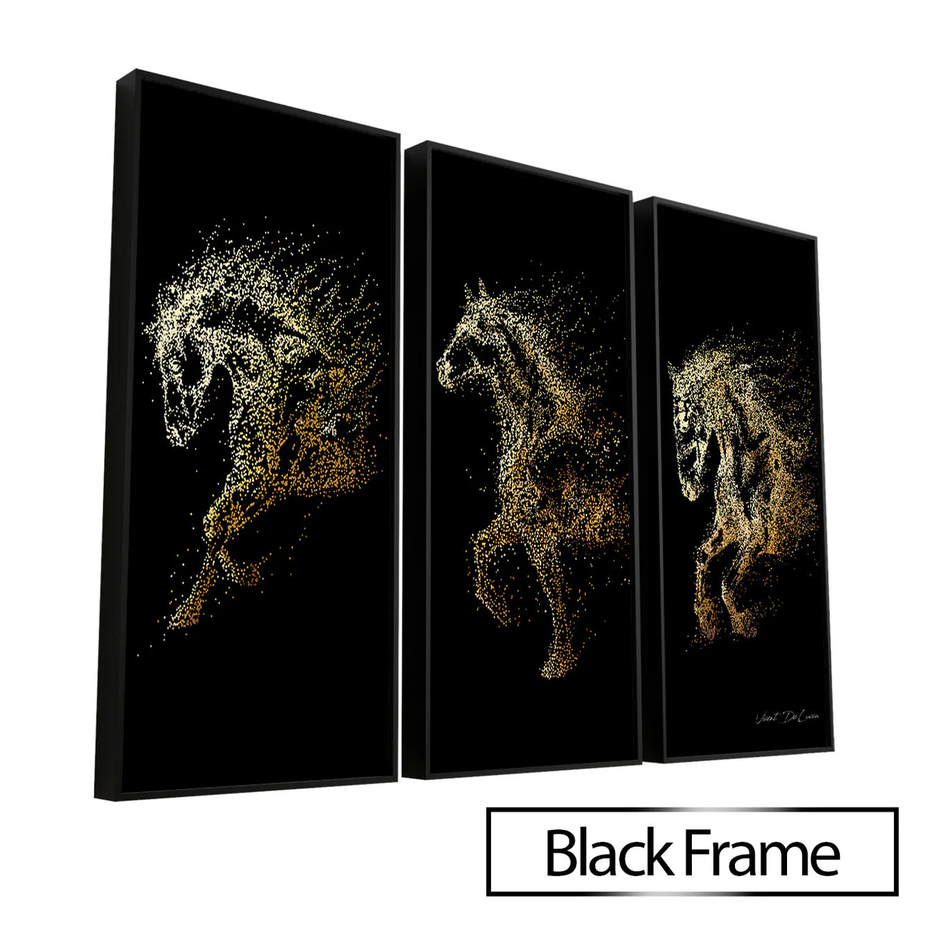 Trio of Golden Horses - 3 Parts