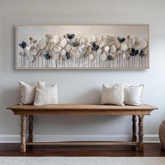 Wide Horizontal Abstract Nature Wall Art