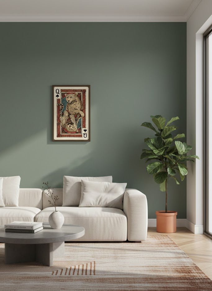 Leopard Royalty Single Wall art