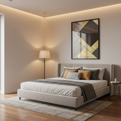 Marble and Gold Geometric Modern Art | Wall Art