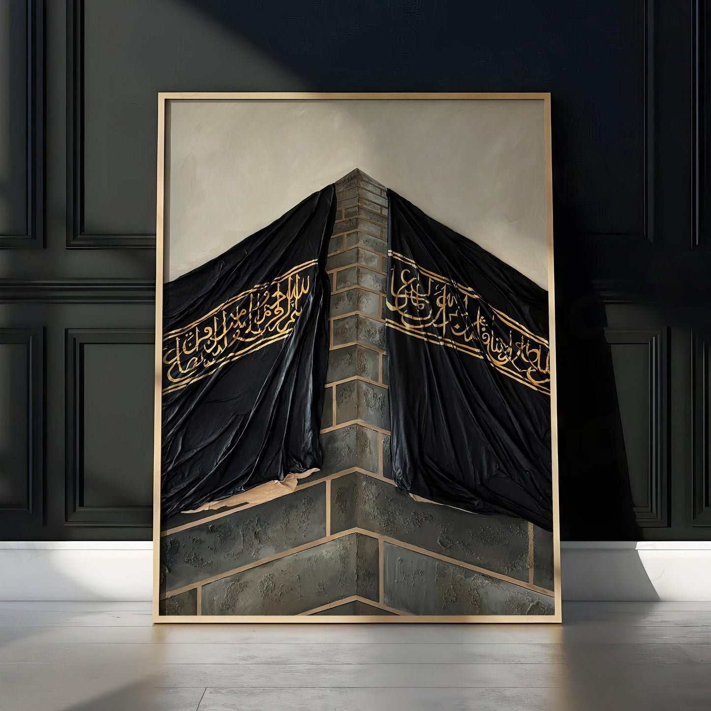 Kaaba 3D Painting – Majestic Mecca Islamic Wall Art