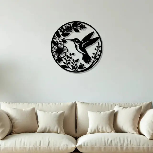 Hummingbird Metal Wall Art