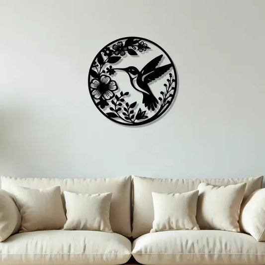 Hummingbird Metal Wall Art