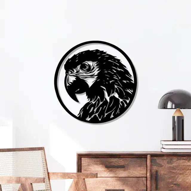 Parrot (Tota) Metal Wall Art