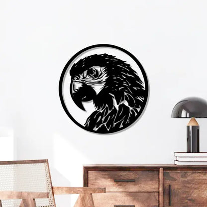 Parrot (Tota) Metal Wall Art