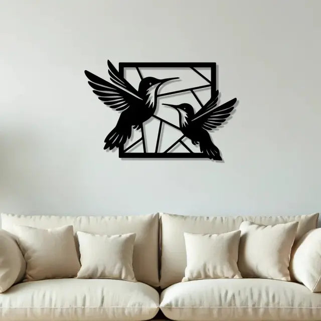 Flying Birds Metal Wall Art