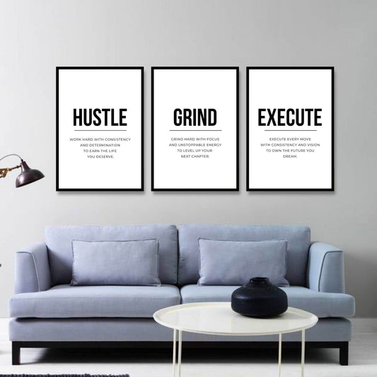 Grind, Hustle & Execute Trio