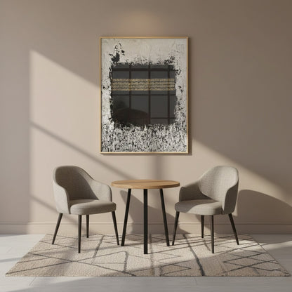 Holy Kaaba The Masses – Abstract Islamic Wall Art