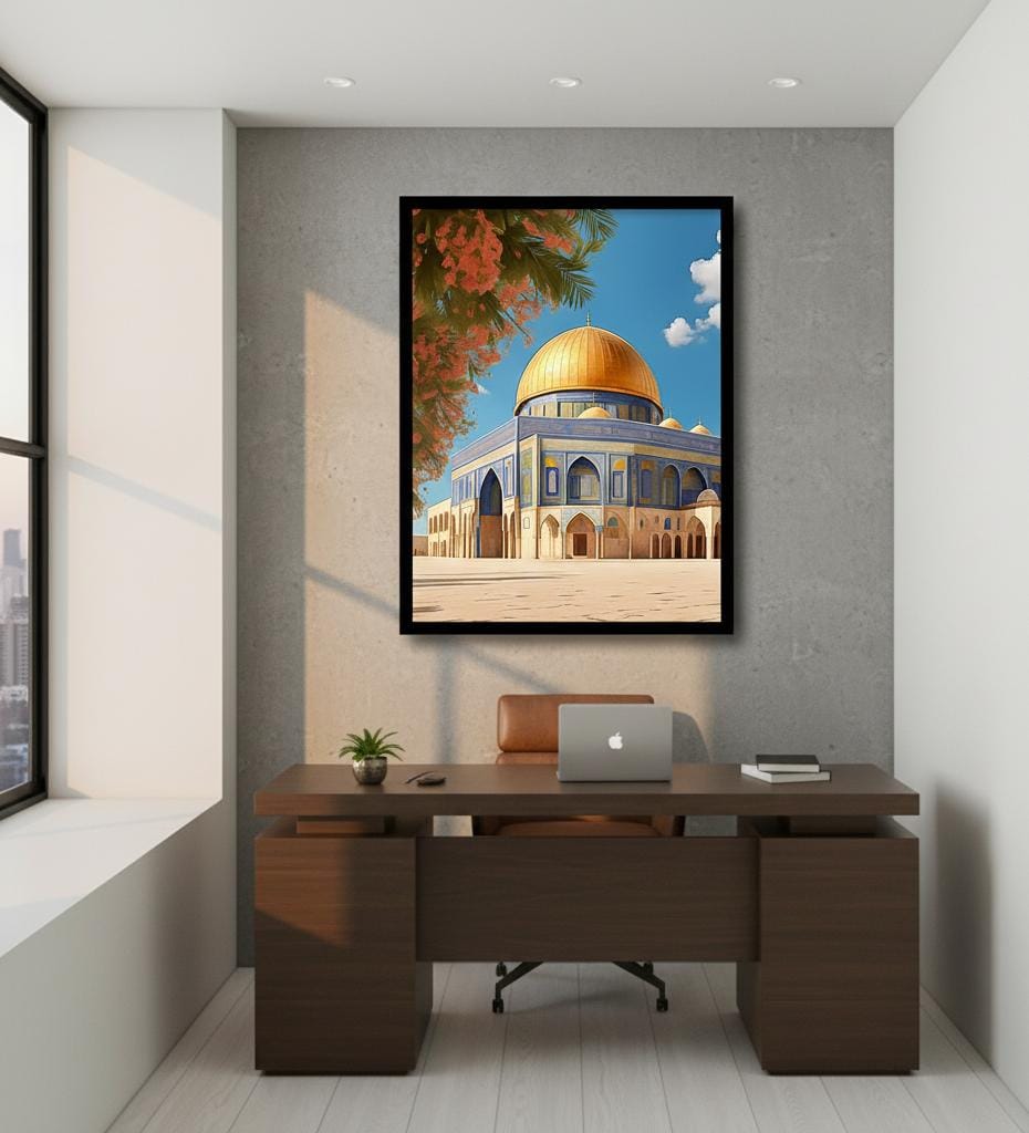 Masjid-Al-Aqsa Canvas Frames | Wall Art
