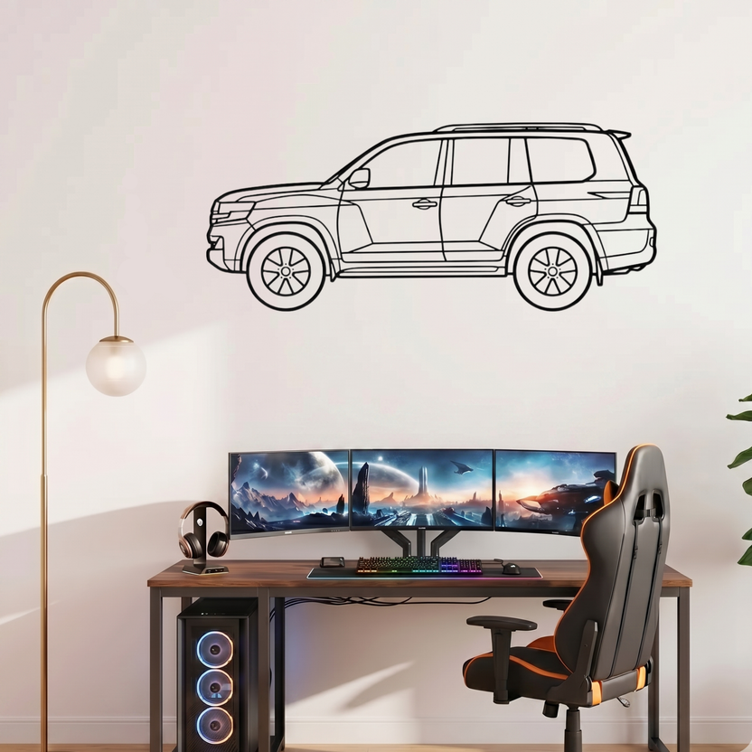 2023 Toyota Sequoia TRD Pro Laser Cut Metal Wall Art