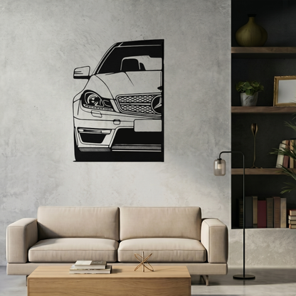 Mercedes-Benz Metal Wall Art – Premium Laser Cut