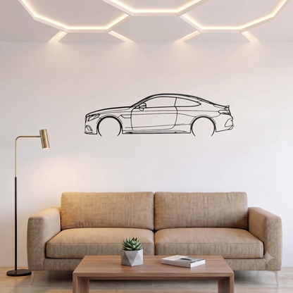 Mercedes-Benz C300 Laser Cut Metal Wall Art | Premium