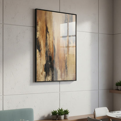 Modern Wooden Style Canvas Wall Art