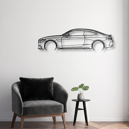 Mercedes-Benz C300 Laser Cut Metal Wall Art | Premium