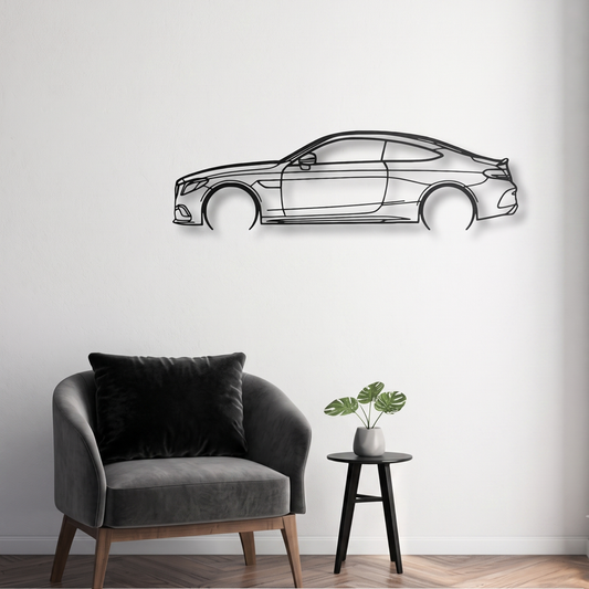 Mercedes-Benz C300 Laser Cut Metal Wall Art | Premium