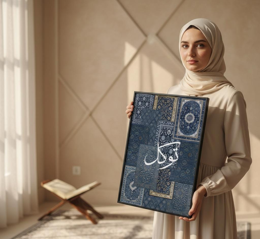 Sabar , Shukar  & Tawakal Calligraphy  | Islamic Wall Art