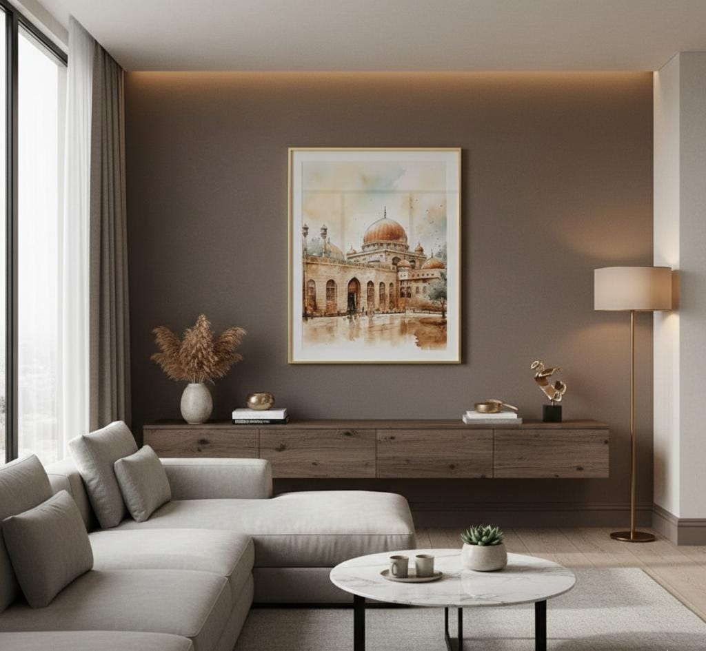Al-Aqsa Mosque Wall Art | Jerusalem Islamic Decor