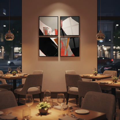 Abstract Versatile Hand Art (4Panel) Wall Art