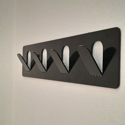 Modern 5 Hook Wall Mounted Towel Rack
