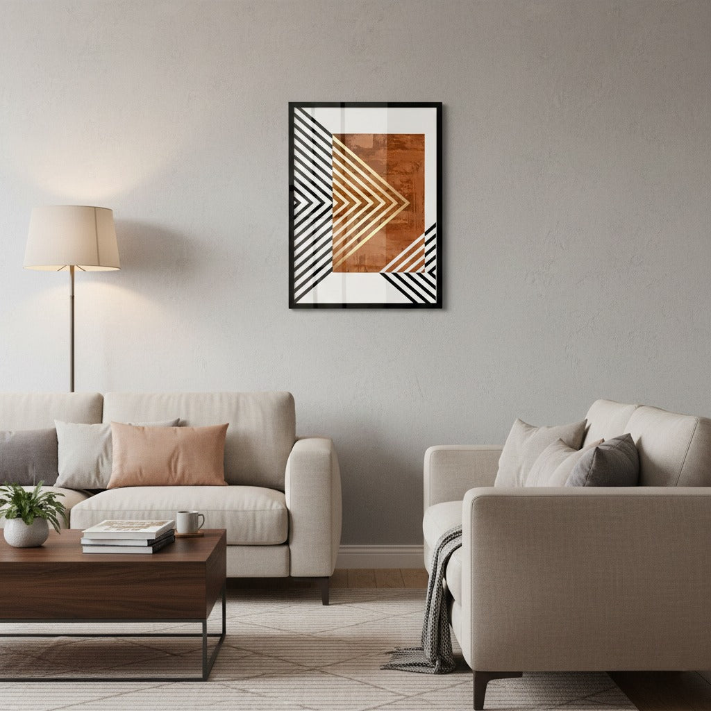 Wood Wall Sculpture Canvas Frames | Wall Art