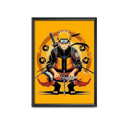 Naruto Anime Modern Art Wall
