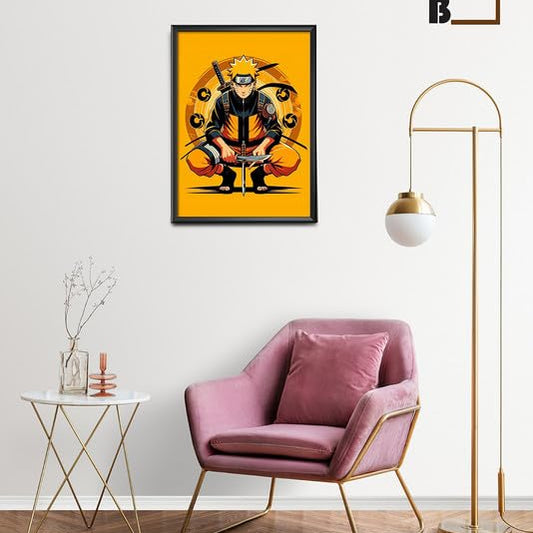 Naruto Anime Modern Art Wall