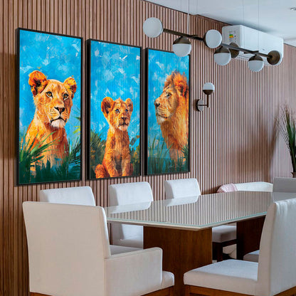 Tropical Lion Family 3 - Parts